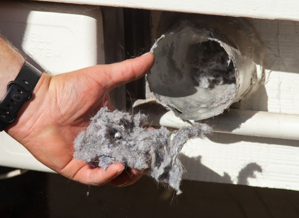 Dryer Vent Exit Lint - 1-2